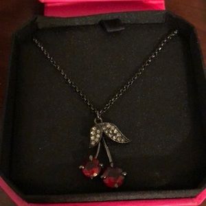 Juice Couture cherry necklace